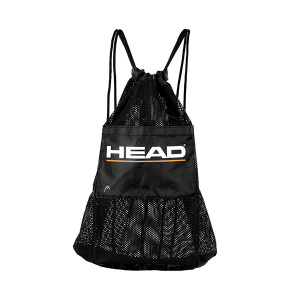 Сетчатая сумка HEAD с карманом, 50х34х10см, цв.черный - купить с доставкой по Москве и России