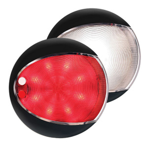 Лампа светодиодная EuroLEDTouch, 9-33V, 4W, чёрный пластик, красный или белый свет - купить с доставкой по Москве и России