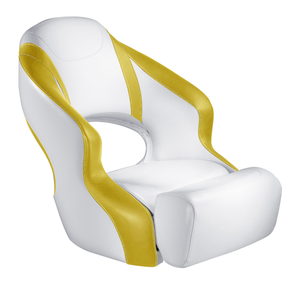 Кресло AERGO, бело-желтый - купить с доставкой по Москве и России