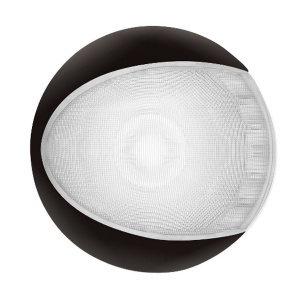 Лампа светодиодная EuroLED, 9-33V, 4W, чёрный пластик, белый свет - купить с доставкой по Москве и России