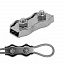 Соединитель троса двойной Flat clip, для троса 8 мм - купить с доставкой по Москве и России